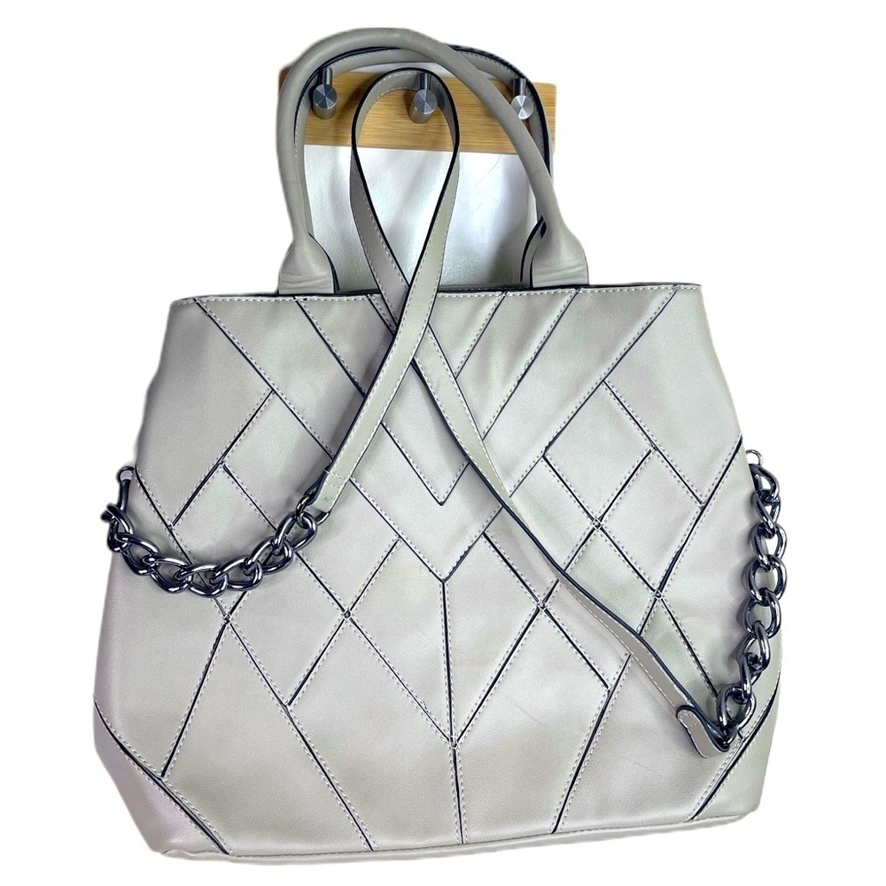 Large Vegan Co-Lab Crossbody Shoulder Bag Tote